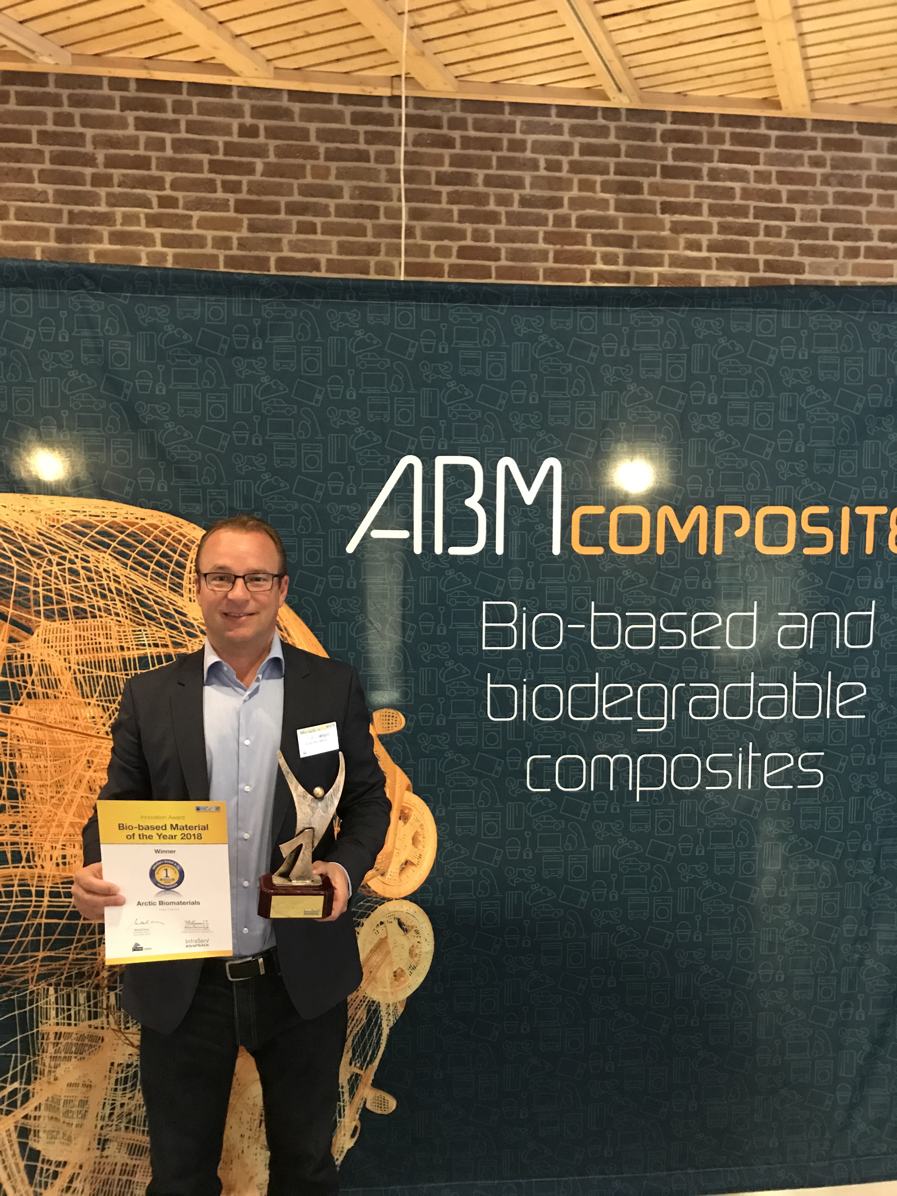 Arctic Biomaterials Wins Prestigious Innovation Award Biobased Material of the Year