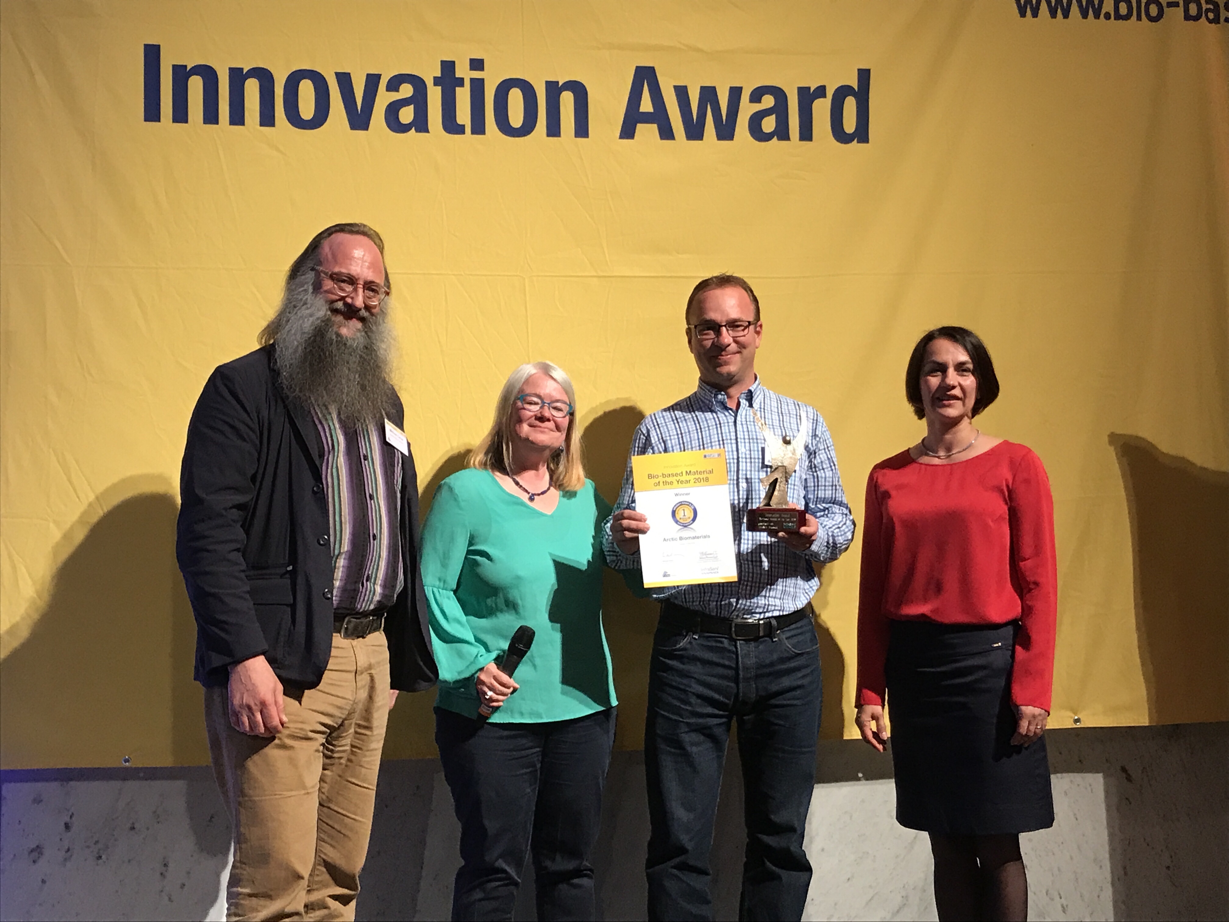 Innovation Award 2018 Bio-based Material of the Year