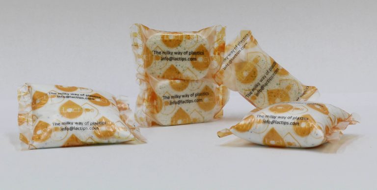 Lactips is a Milk-Based Biodegradable and Water-Soluble Packaging
