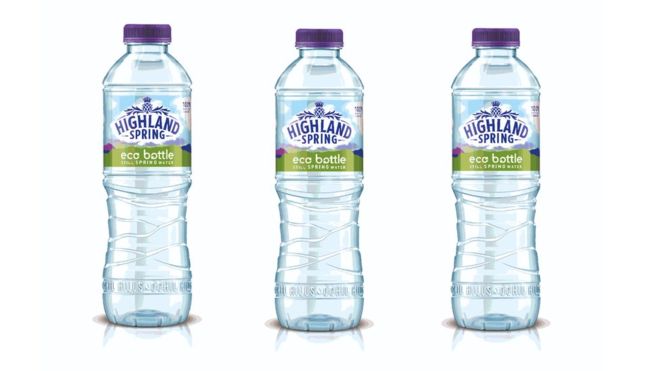 UK First 100% Recycled Water Bottle