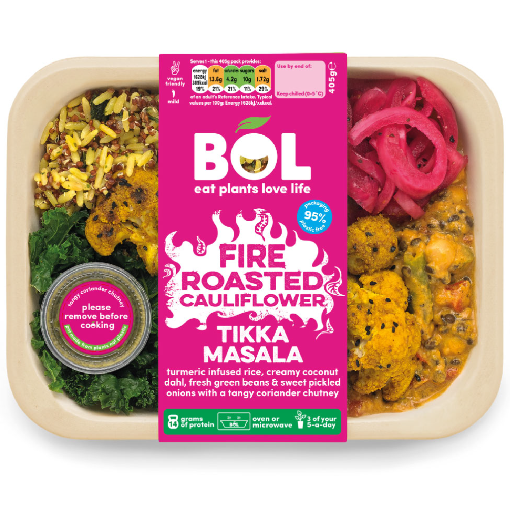 bol foods ready meals bioplastics