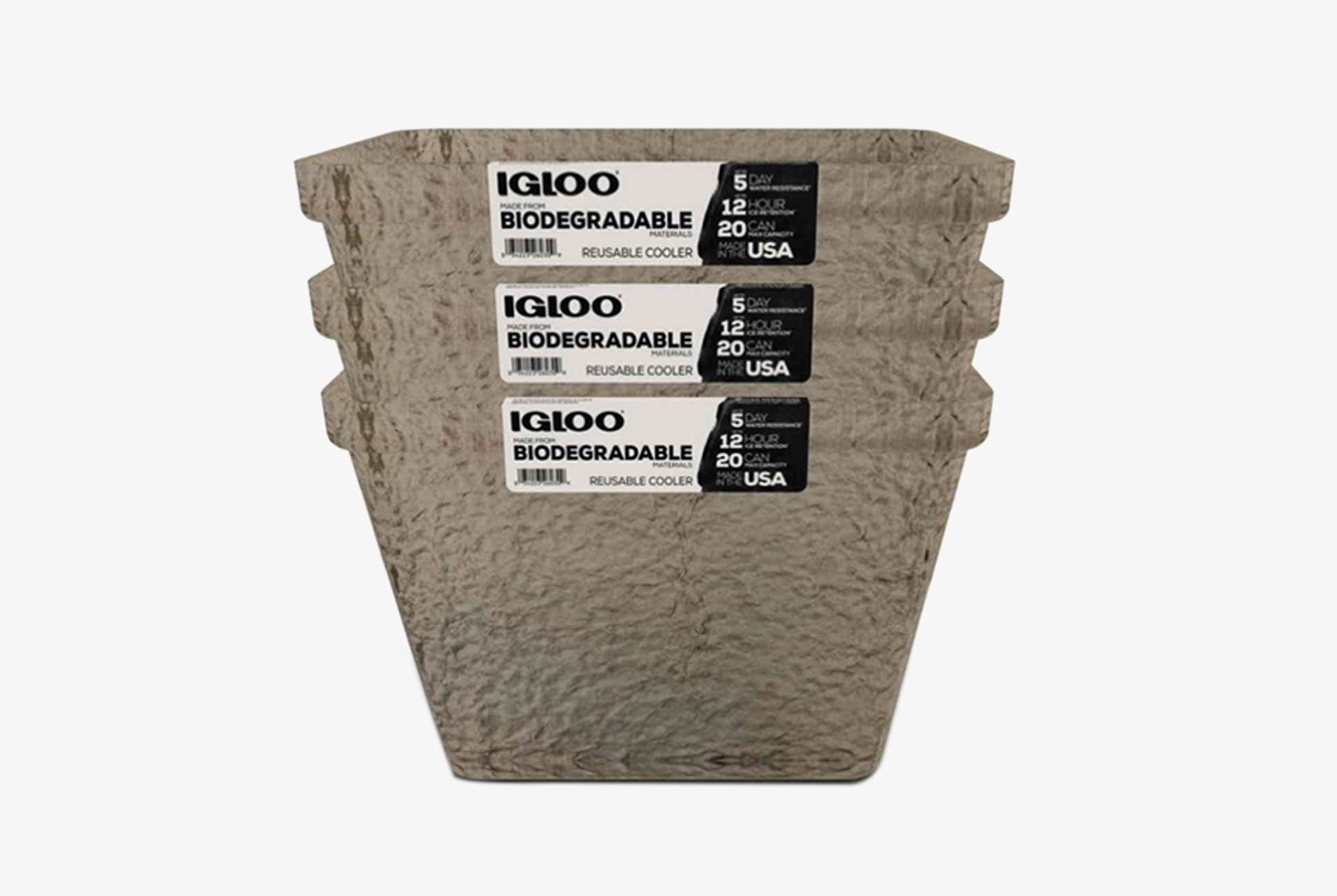 biodegradable disposable cooler