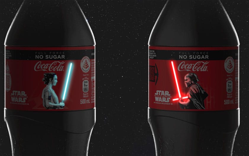 Coca-Cola oled Packaging