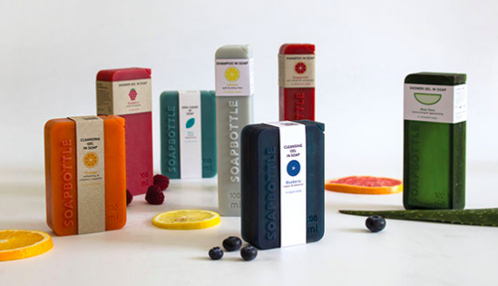 German Designer Disrupts Shampoo Packaging With Soapbottle