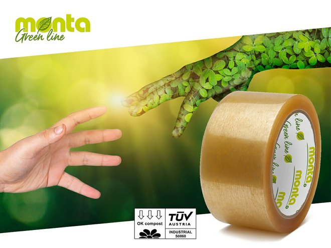 Monta compostable adhesives tapes