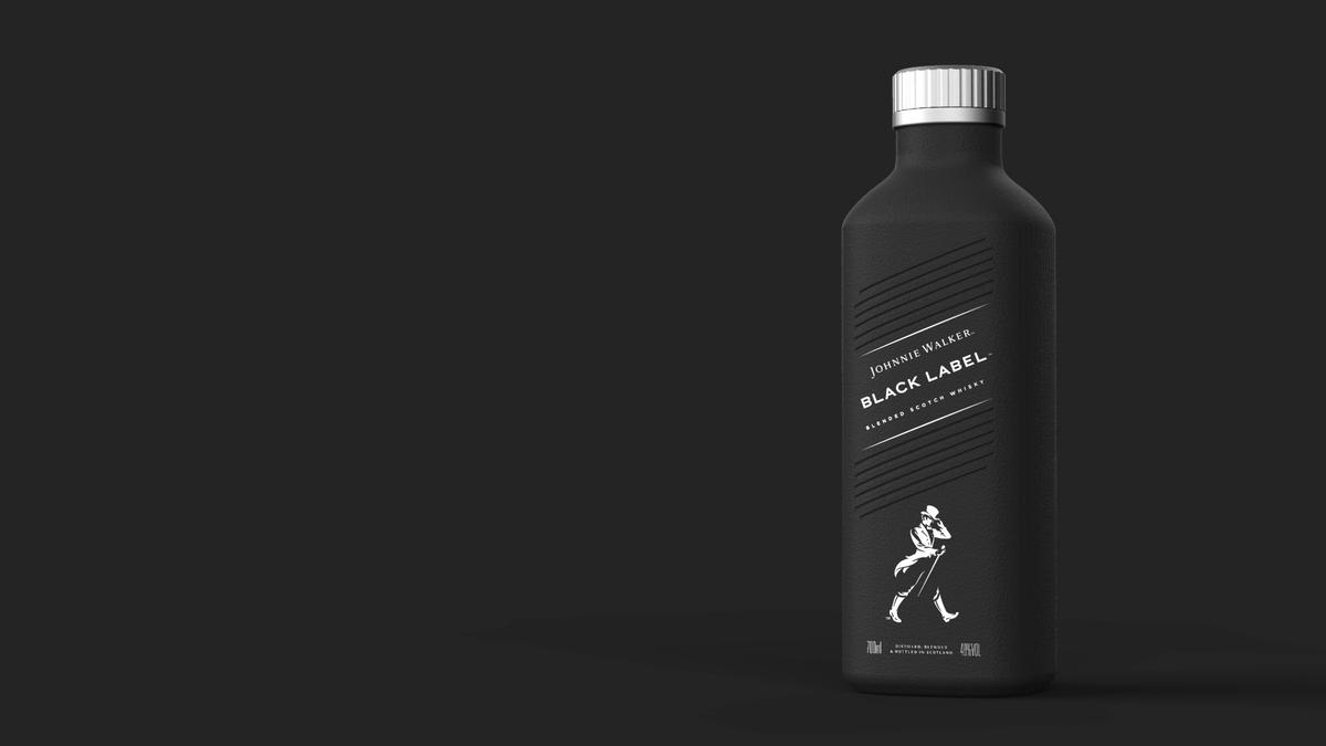 Johnnie Walker Goes Paper Bottle