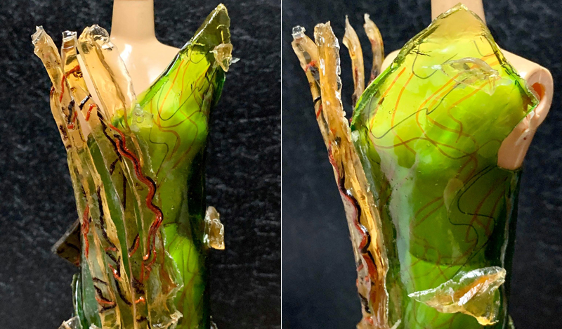 Fashion Design Clothes Made from Bioplastics