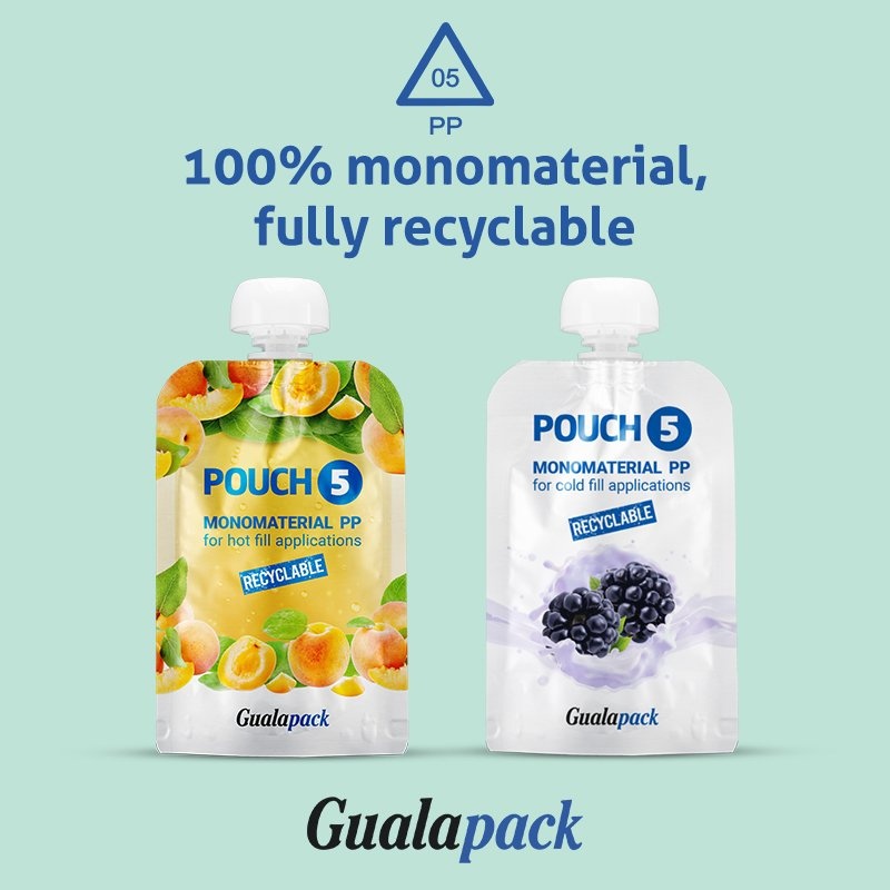 Monomaterial Recyclable Pouches