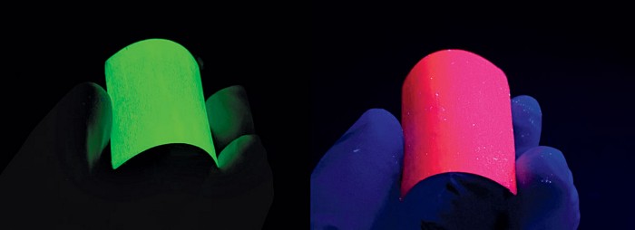 Luminescent and Hydrophobic Wood Films