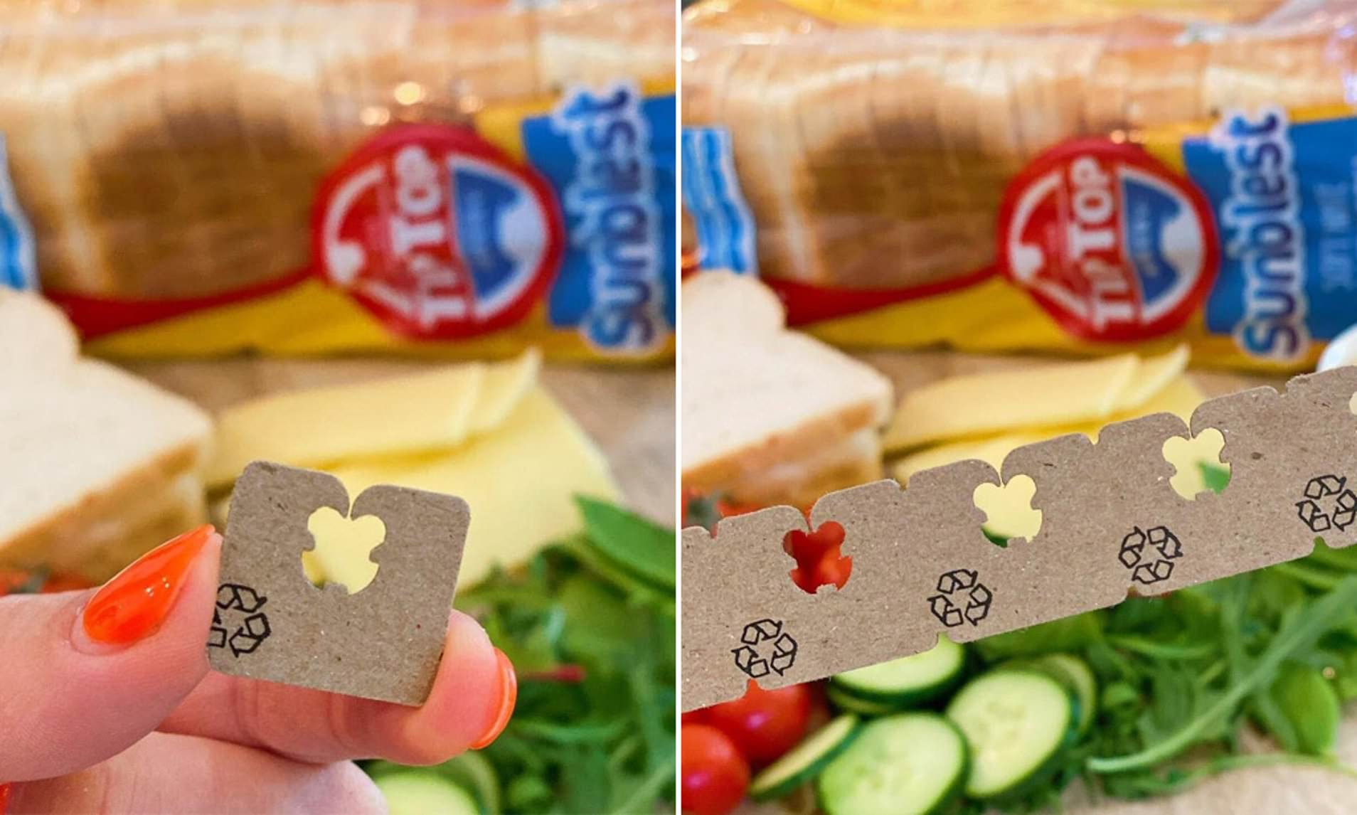 First Australian Recycled and Recyclable Bread Bag Tags