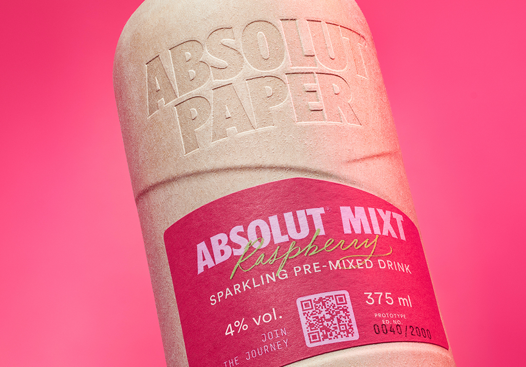Absolut Rolls Out Paper and Plastic Bottle