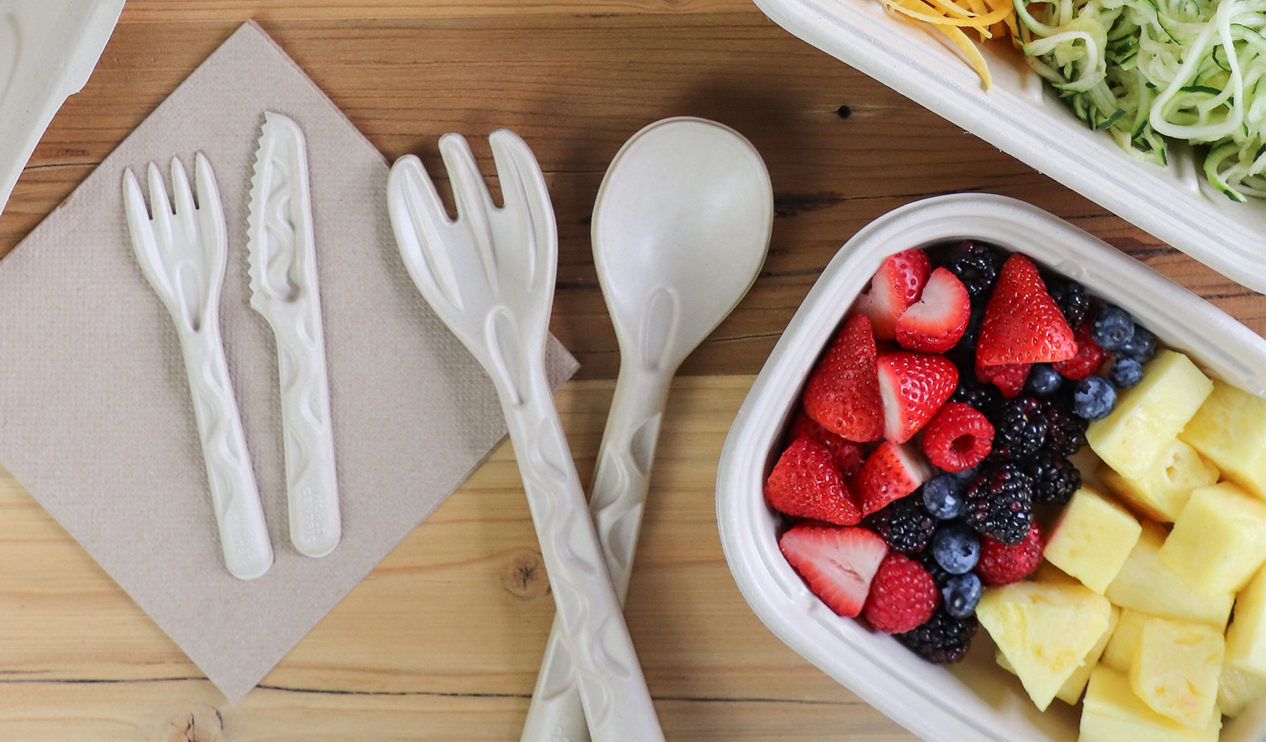 Compostable Molded Fiber Cutlery
