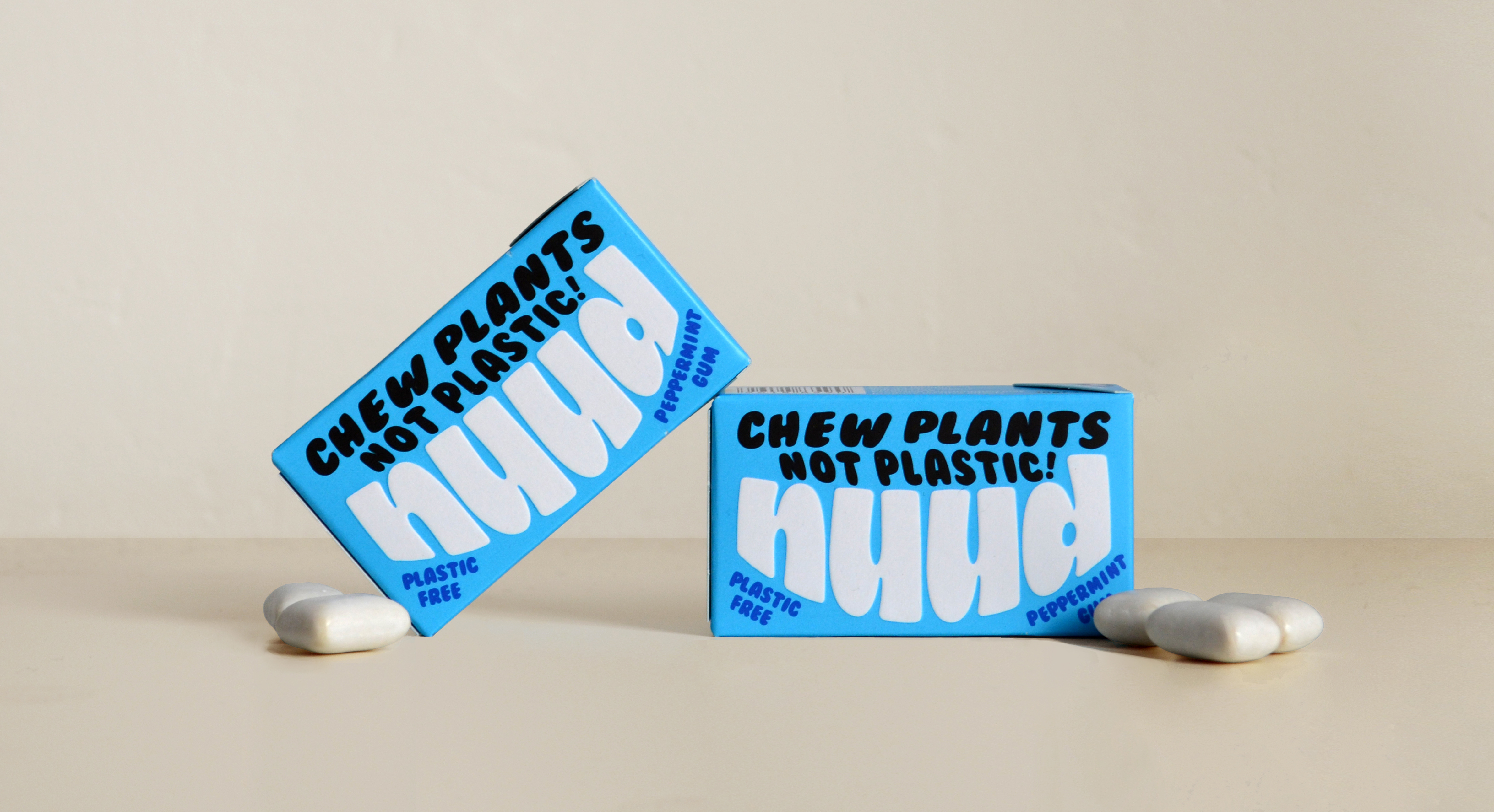 Plant-Based Plastic-Free Biodegradable Gum Nuud