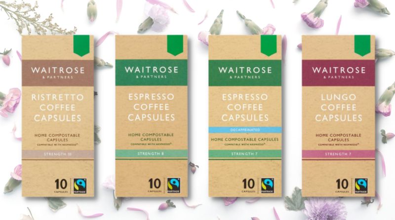 Waitrose Goes Compostable Coffee Caps