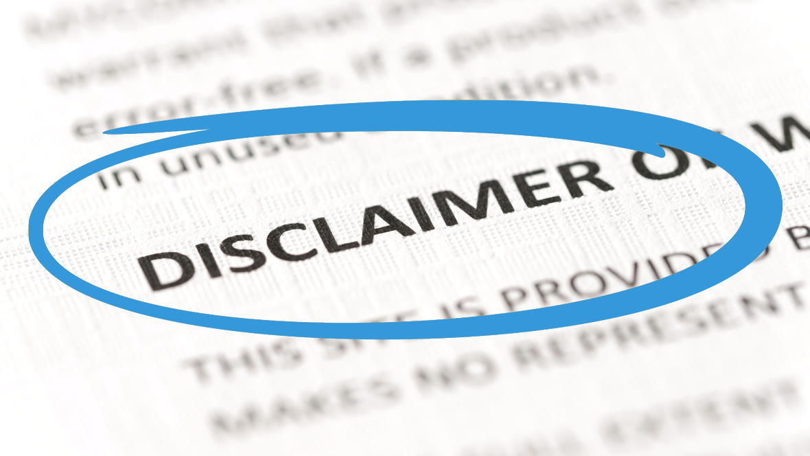Legal Disclaimer for Selling PHA Products in US