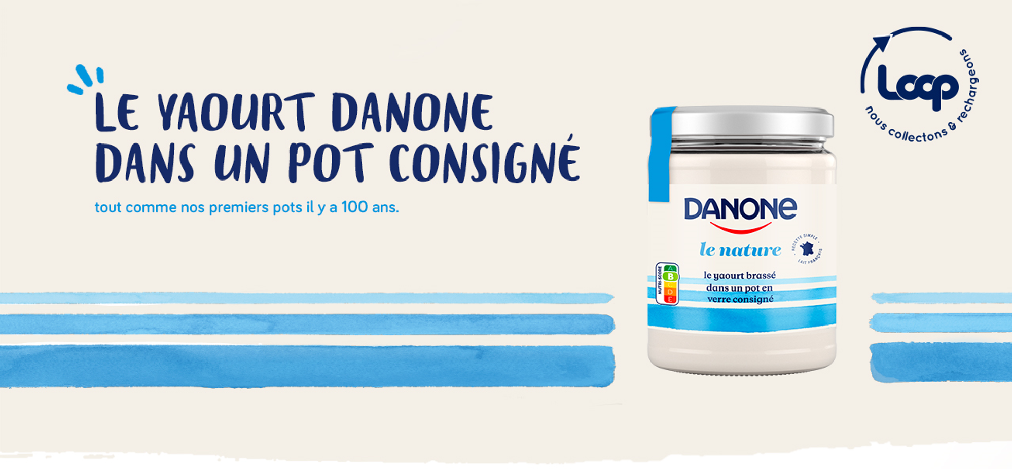 Danone Goes DRS for Glass Packaging