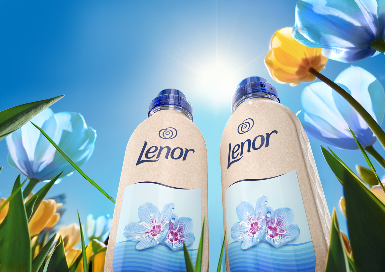 P&G Goes Lenor Paboco Paper Bottle