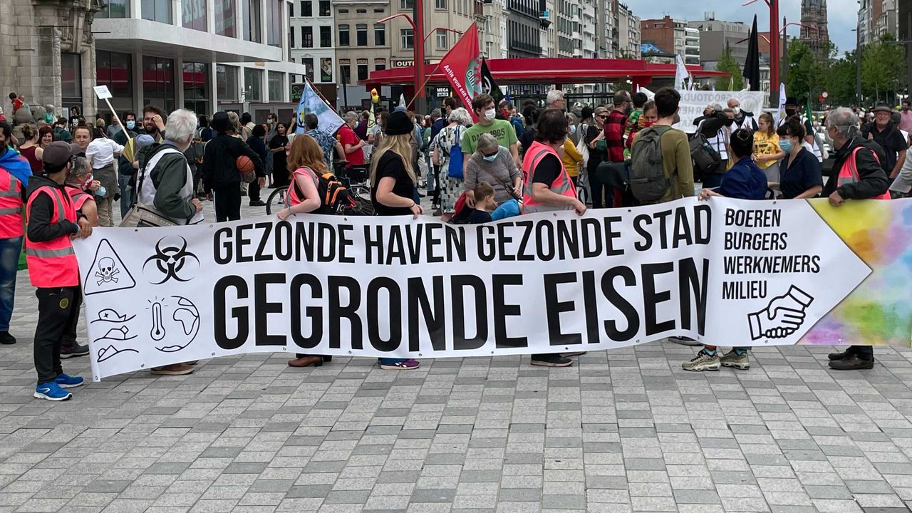 Anti PFAS and 3M Demonstration in Belgium