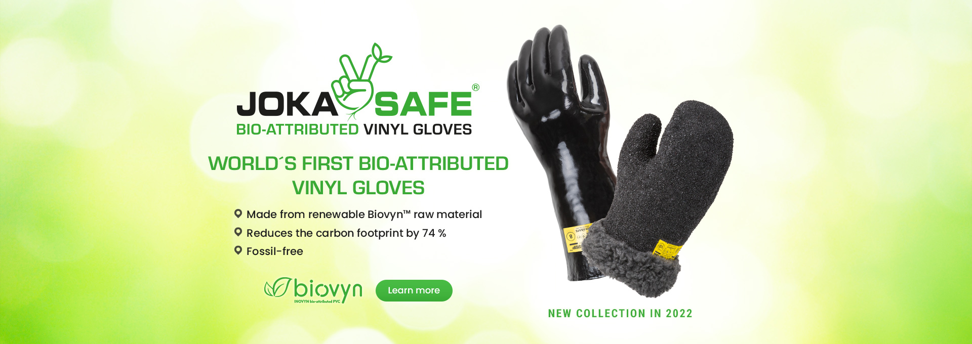 First Bio Attributed Vinyl Gloves