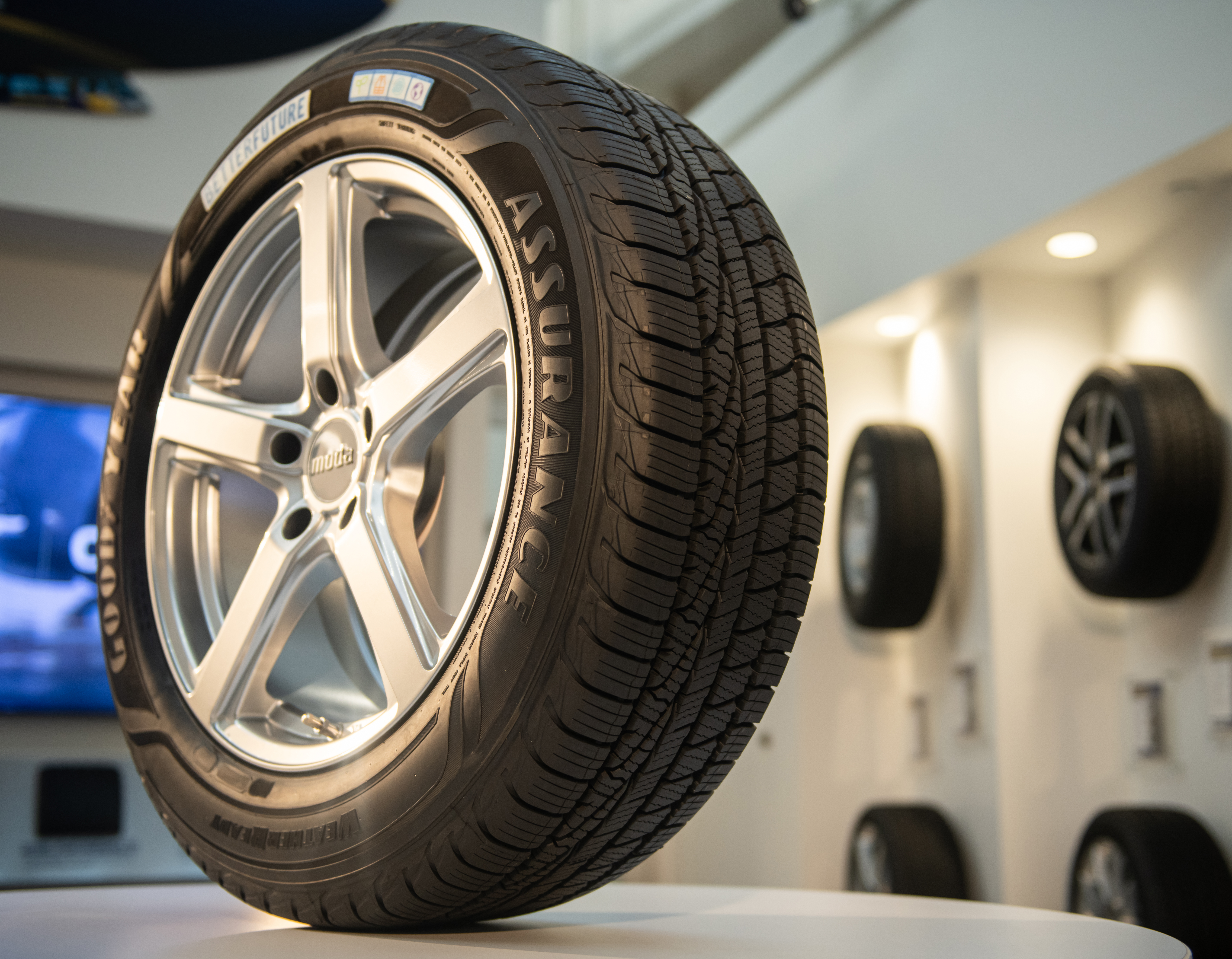Goodyear Tyre with 70 % Sustainable Material
