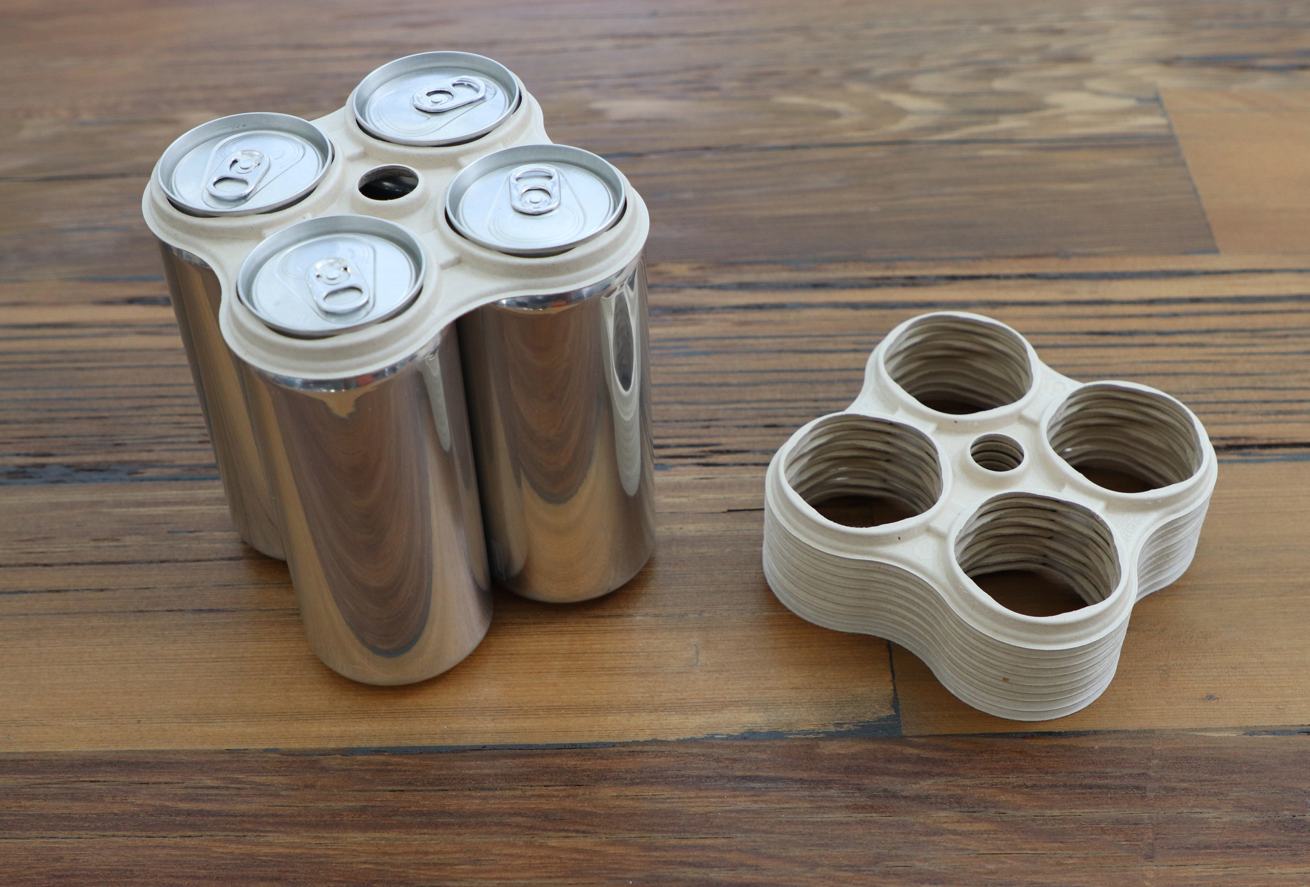 World Centric Launches Compostable 4 Can Carrier Rings