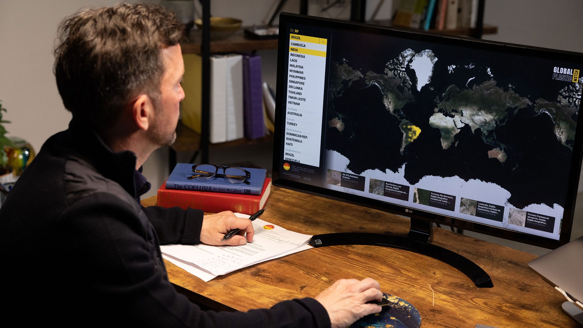 World Plastic Waste Map