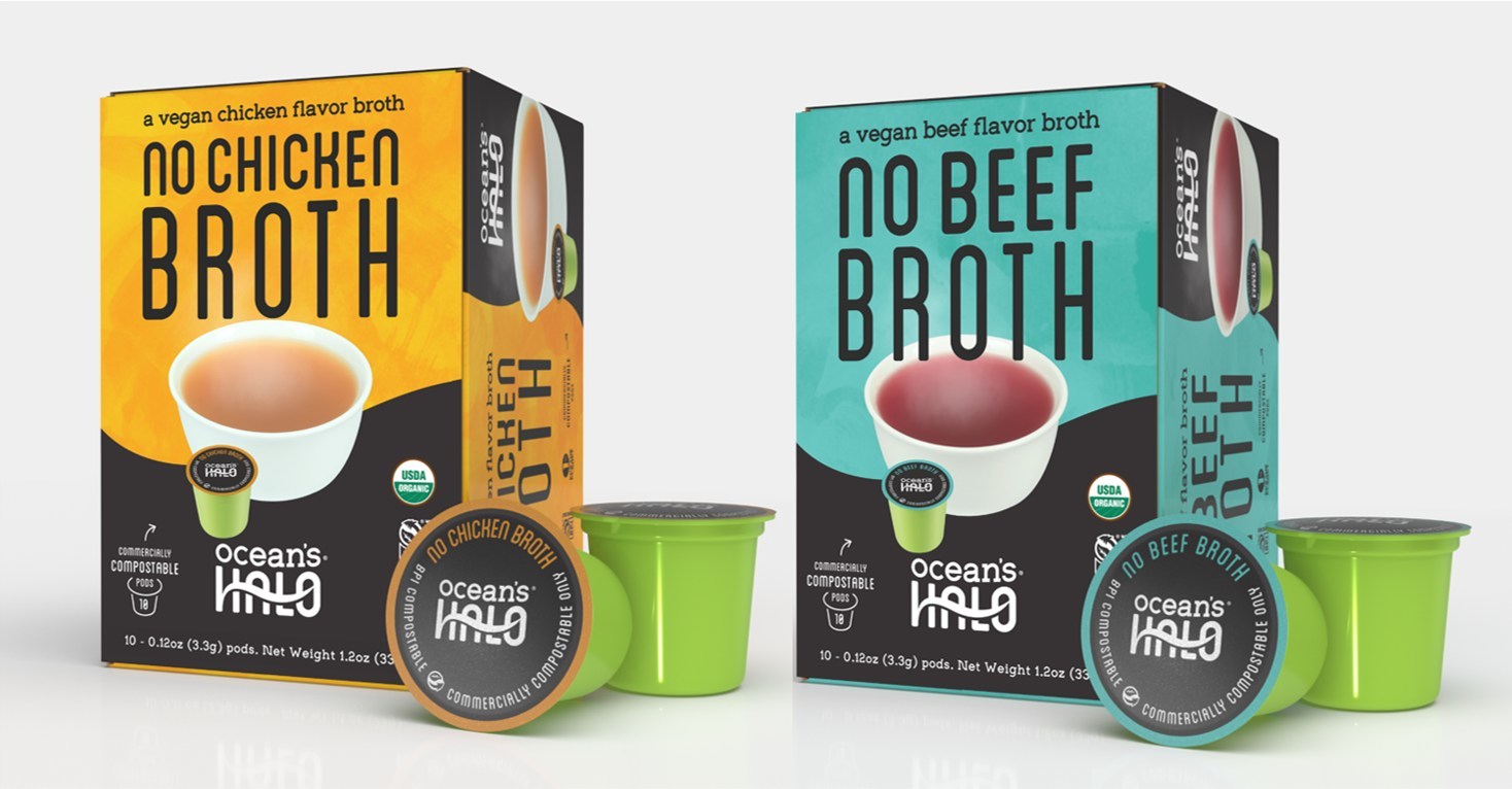 Ocean Halo Goes Compostable Broth Pods