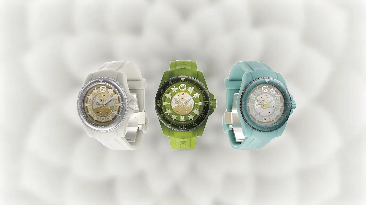 Gucci Launches Bioplastic Watches