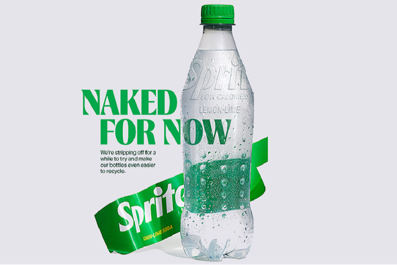 Sprite tests label-less bottles to aid recycling
