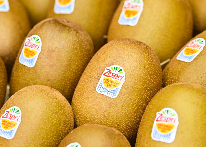 Sinclair and Zespri launch compostable fruit label
